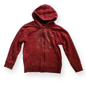 Frugi organic van embroidered hoodie